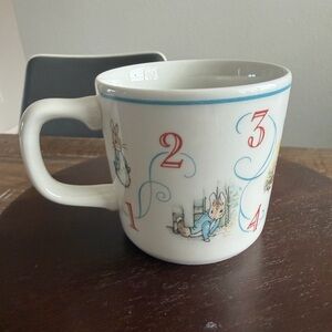 Children’s Peter Rabbit Wedgwood England White Ceramic Mug